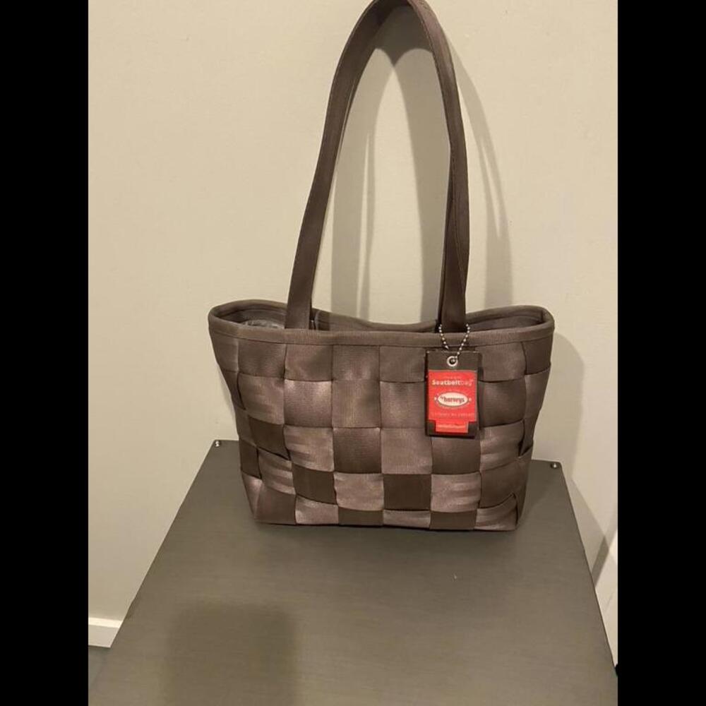 Harvey’s Brown Seatbelt Bag-  The Original Detroit- EUC